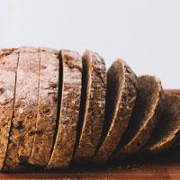 Loaf of bread sliced